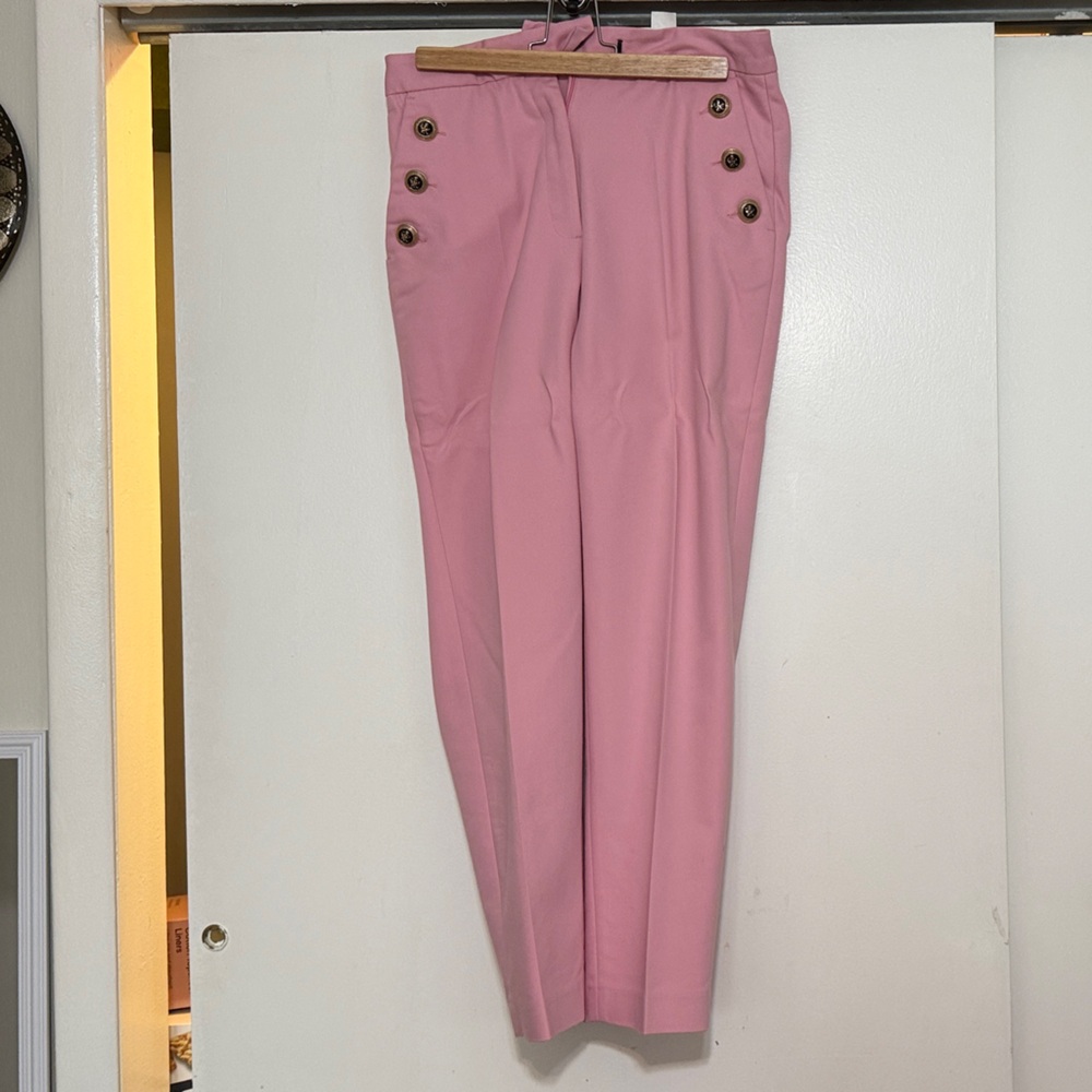 Zara Pink High-Waisted Pants